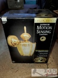Hampton Bay Outdoor Motion Sensor Light in Box