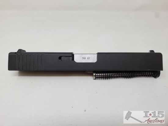Glock Slide with Barrel, Spring, and Magazine