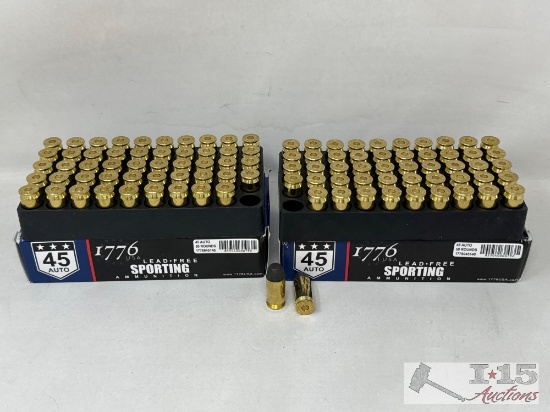 100 Rounds of 45 Auto Ammo