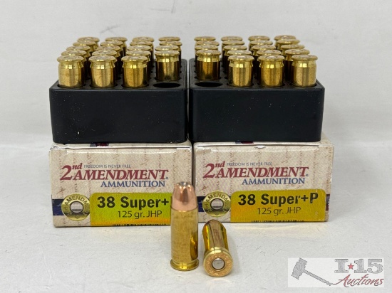 40 Rounds of 38 Super+P Ammo