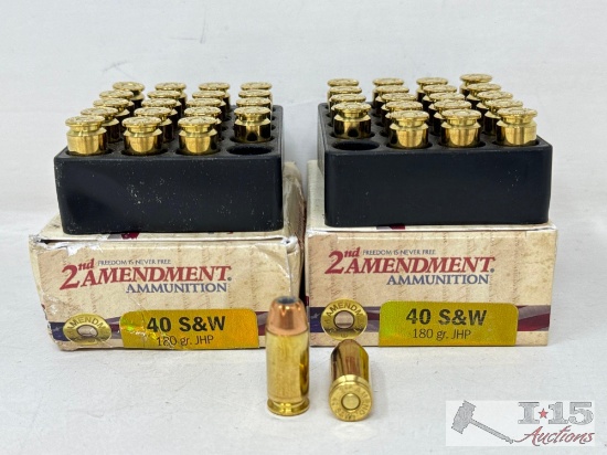 40 Rounds of 40 S&W Ammo