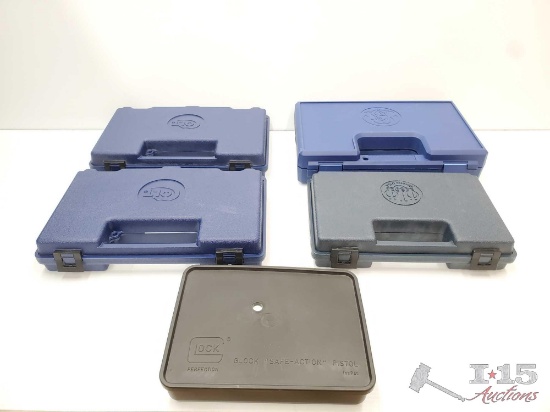 (5) Pistol Hard Cases