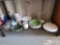 Glass Bowls, Vases, Trays, Lazy Susan & Pitcher