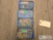 4 California Motorcycle License Plates