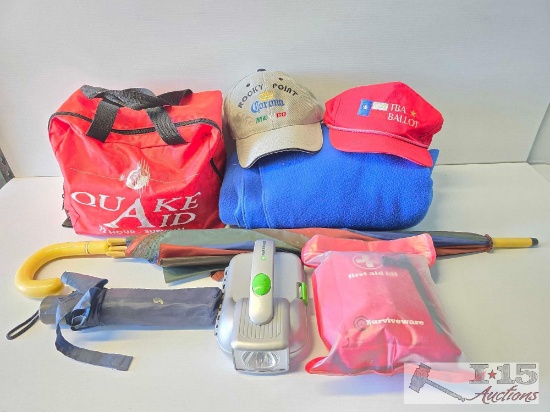 First Aid and Quake Packs