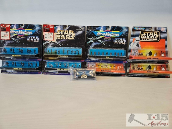 (9) Micro Machines Star Wars Toys