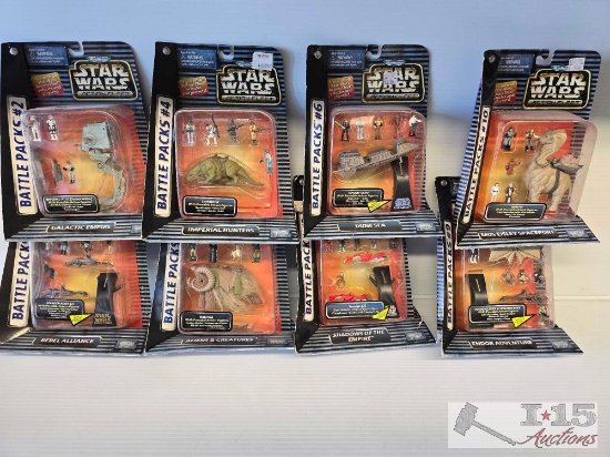 (8) Micro Machines Star Wars Action Fleet Battle Packs
