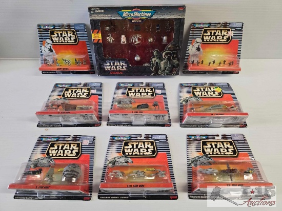 (9) Star Wars Micro Machines