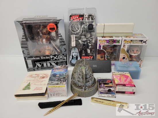 Funko Pops, Trading Cards, Pens & More