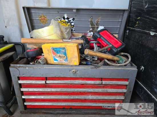 Craftsman Tool Box with Tools