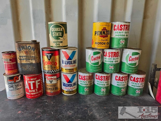 Vintage Oil Cans