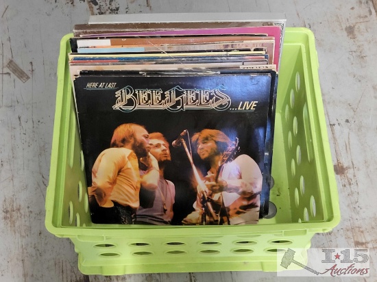 Tote of Vinyl Records