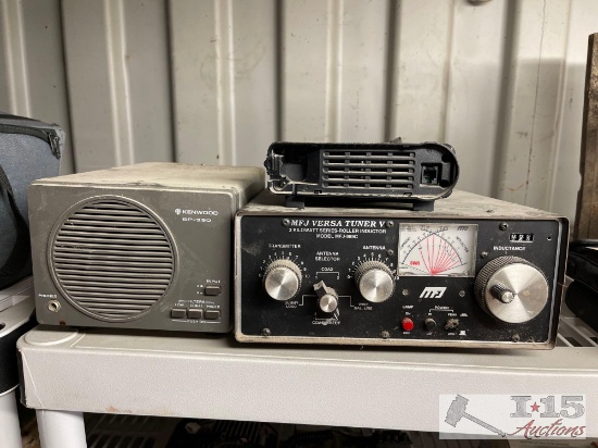Kenwood Speaker, MFJ Versa Tuner V and More