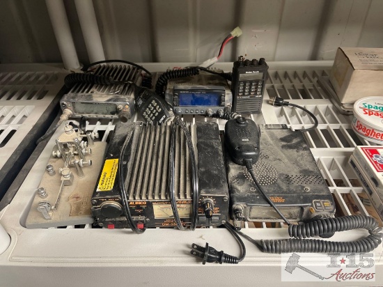 Radios, Code Key and Microphones