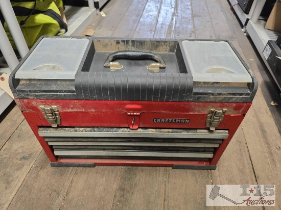 Craftsman Toolbox with Assorted Tools