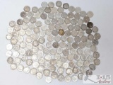 Pre 1964 Roosevelt and Mercury Dimes, 354g