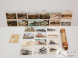 Vintage Train Postcards