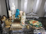 Figurines, Candle Holders, Clock & Wall Hanger