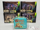 (5) Star Wars Collectables/Tin Pail