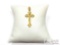 18k Gold Cross Necklace Pendant
