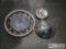 (3) Vintage Hub Caps