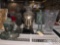 Artwork and Crystal Vase