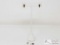 14k Diamond Earrings, 3g