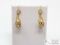 14K Gold Earrings, 6g