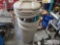 Rubbermaid Trash Can with Tools