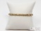 10k Gold Diamond Tennis Bracelet, 8.9g