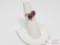 10k Gold Purple Stone Ring, 3.25g