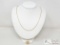 10k Gold Heart Pendant & Necklace, 3.7g