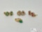 (3)10k Gold Diamond Earrings, 5g
