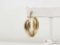 10k Gold Hooped Earring, 7g