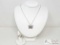 .925 Ring and Butterfly Necklace, 10.5g