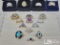 (16) .925 Silver Rings,145g