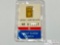 1gram Fine Gold April 1982 Assay Certificate Credit Suisse Zurich