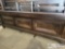 Wood bed frame set and dresser and 2 nightstand