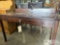 wood table