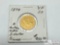 1874 $3 Indian Princess Gold Coin