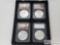 (4) 2020-2021 $1/1OZ Silver Coins