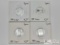 (4) 1gram .999 Silver Bars