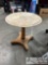 Stone Topped End Table