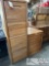 (2) Wooden Filing Cabinets