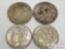 (4) Morgan Silver Dollar