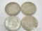 (4) 1921 Morgan Silver Dollars