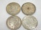 (4) 1921 Morgan Silver Dollars