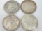 (4) 1883-1904 Morgan Silver Dollars