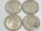 (4) 1921 Morgan Silver Dollars