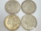 (4) 1921 Morgan Silver Dollars